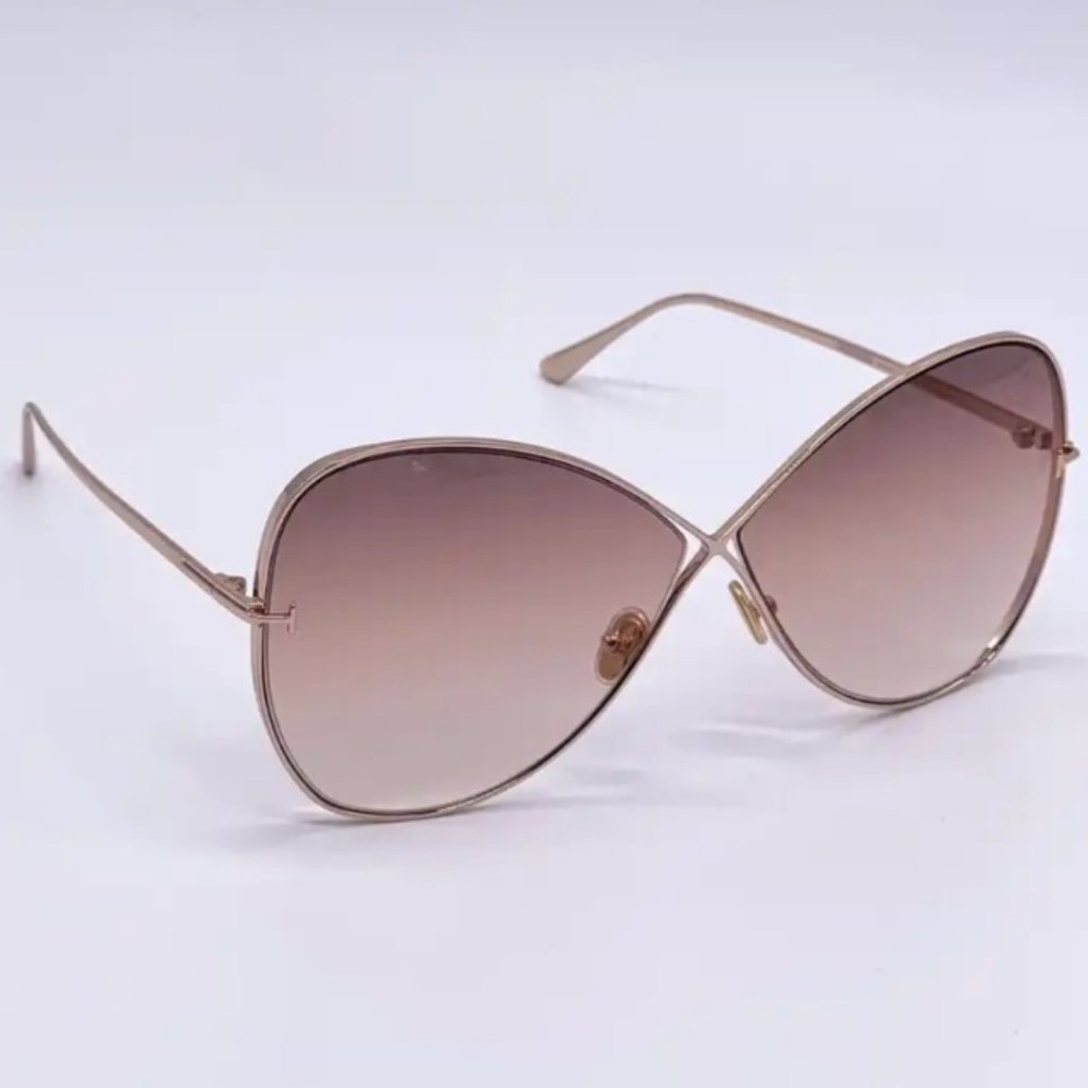 NEW TOM FORD NICKIE TF842 28F WOMEN SUNGLASSES TOM FORD FF0842/S - Picture 5 of 8